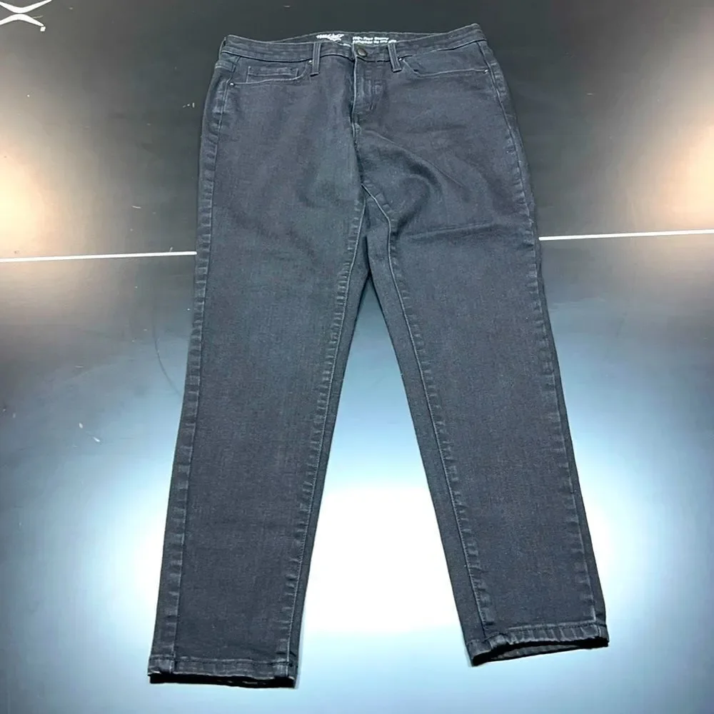 Black Skinny Jea By Mossimo. Size 12